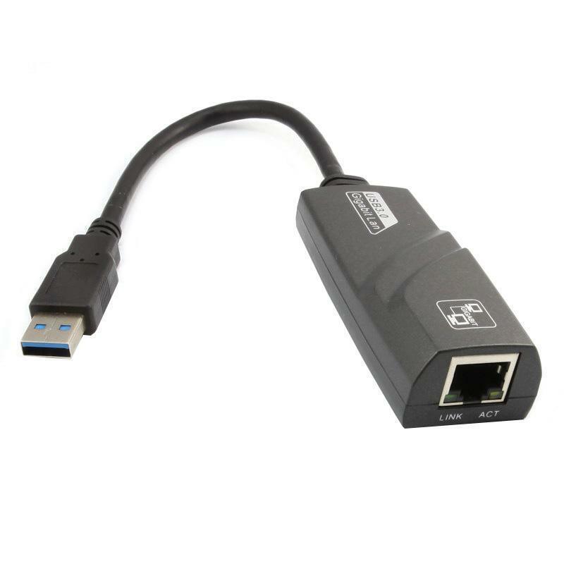 USB 3.0 To RJ45 Gigabit 100/1000Mbps Ethernet Adapter Network Lan Card PC Mac - BESTA